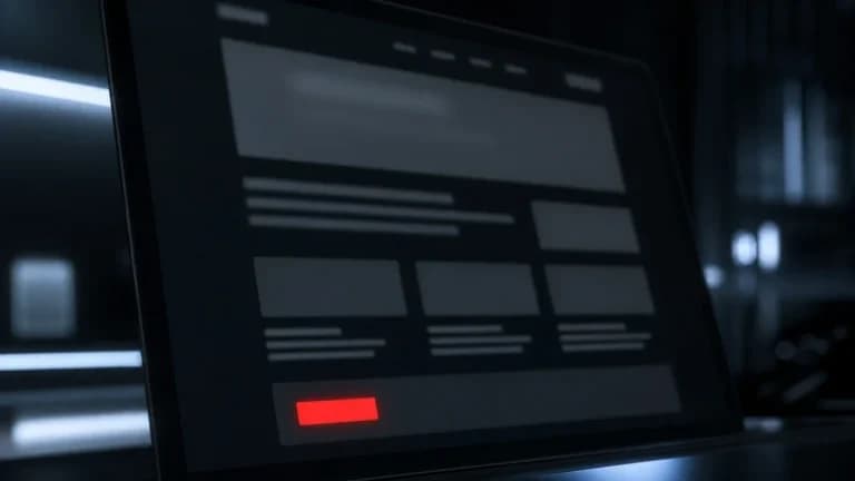"Dashboard fredda con quattro grafici grigi e una linea rossa che sale: la metrica che conta"