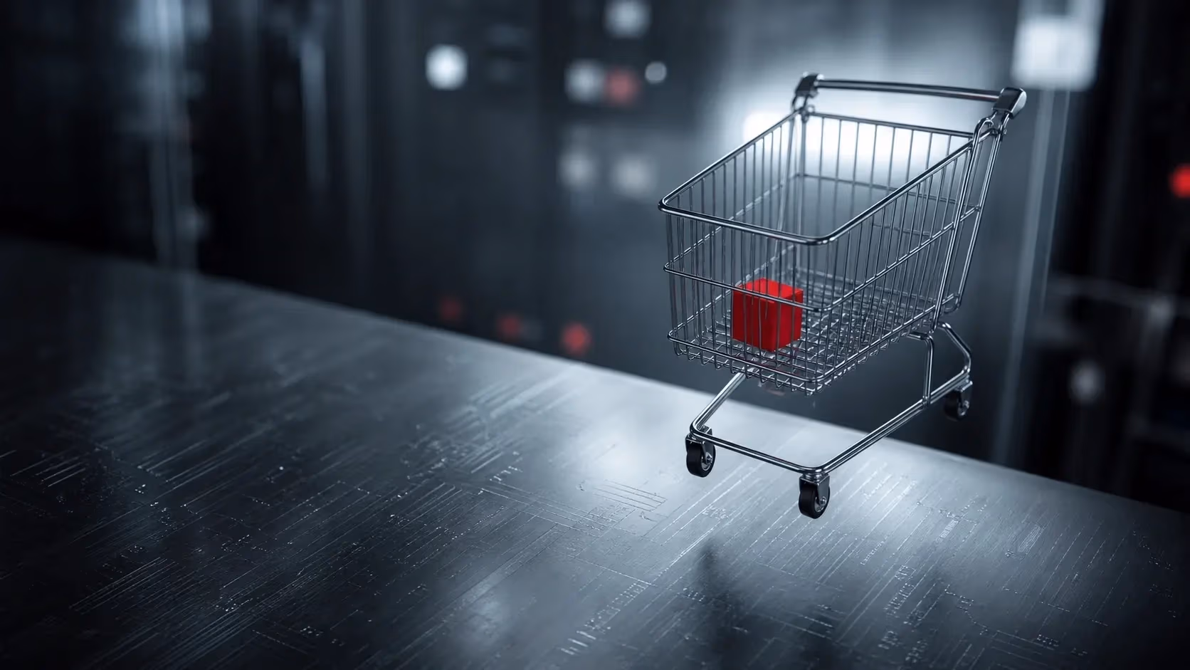 "Scaffale con quattro contenitori, uno bordato di rosso: il pezzo tecnico da preparare prima"